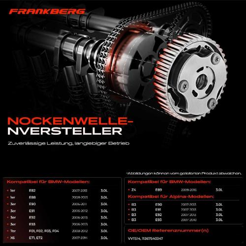 1x Nockenwellenversteller für Alpina B3 BMW 1er 3er 7er X6 Z4 Bild 1x Nockenwellenversteller für Alpina B3 BMW 1er 3er 7er X6 Z4