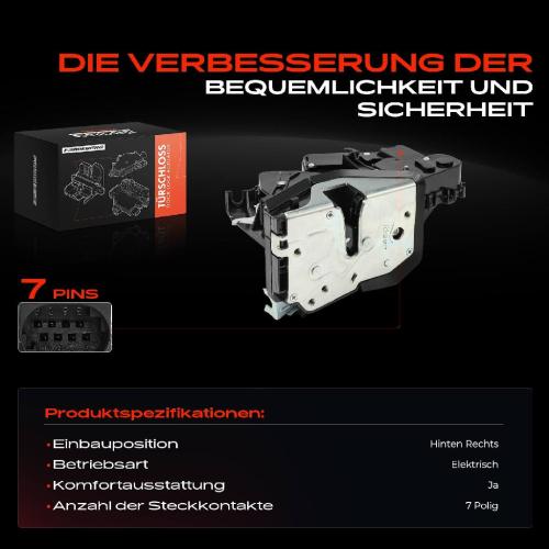 1x Türschloss Hinten Rechts für BMW 3er E46 3er Touring 1.6L 1.8L 1.9L 2.0L 2.2L 2.5L 2.9L 3.0L 2000-2005 Bild 1x Türschloss Hinten Rechts für BMW 3er E46 3er Touring 1.6L 1.8L 1.9L 2.0L 2.2L 2.5L 2.9L 3.0L 2000-2005