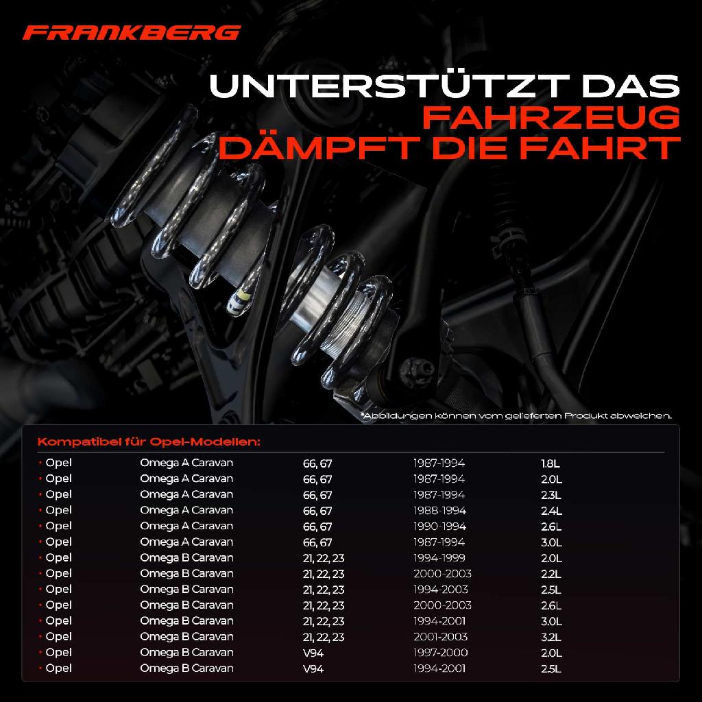 2x Fahrwerksfeder Hinterachse für Opel Omega A Caravan Omega B Caravan Kombi