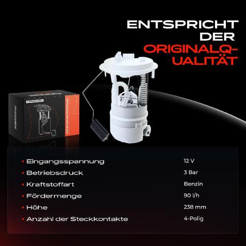 1x Kraftstoffpumpe für Citroën C2 JM Peugeot 1007 KM 1.1L 1.4L 1.6L 2003-2014 Bild 1x Kraftstoffpumpe für Citroën C2 JM Peugeot 1007 KM 1.1L 1.4L 1.6L 2003-2014