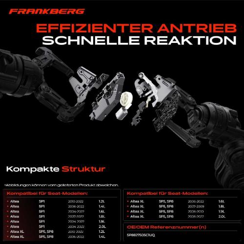 1x Heckklappenschloss für Seat Altea 5P1 Altea XL 5P5 5P8 Bild 1x Heckklappenschloss für Seat Altea 5P1 Altea XL 5P5 5P8