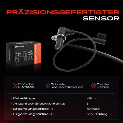 1x Kurbelwellensensor Impulsgeber für BMW 3er E36 318is 318 Ti Z3 Roadster E36 1.9L Bild 1x Kurbelwellensensor Impulsgeber für BMW 3er E36 318is 318 Ti Z3 Roadster E36 1.9L