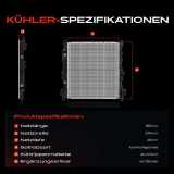 1x Kühler Wasserkühler Motorkühler für Ssangyong Actyon I Kyron 2.0 XDi Bj ab 2005