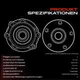 1x Radnabe Radlagersatz Vorderachse beidseitig für Dodge Nitro Jeep Cherokee 2.8L 3.7L 4.0L 2006-2013