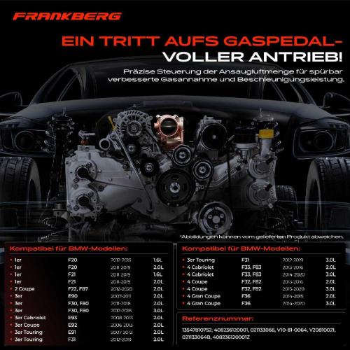 1x Drosselklappe Drosselklappenstutzen für BMW F20 F21 F22 F34 E90 E93 MINI R55 R60 Bild 1x Drosselklappe Drosselklappenstutzen für BMW F20 F21 F22 F34 E90 E93 MINI R55 R60