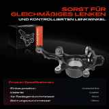 1x Achsschenkel Radaufhängung Vorderachse Links für BMW X5 E53 3.0L 4.4L 4.6L 4.8L 2000-2006