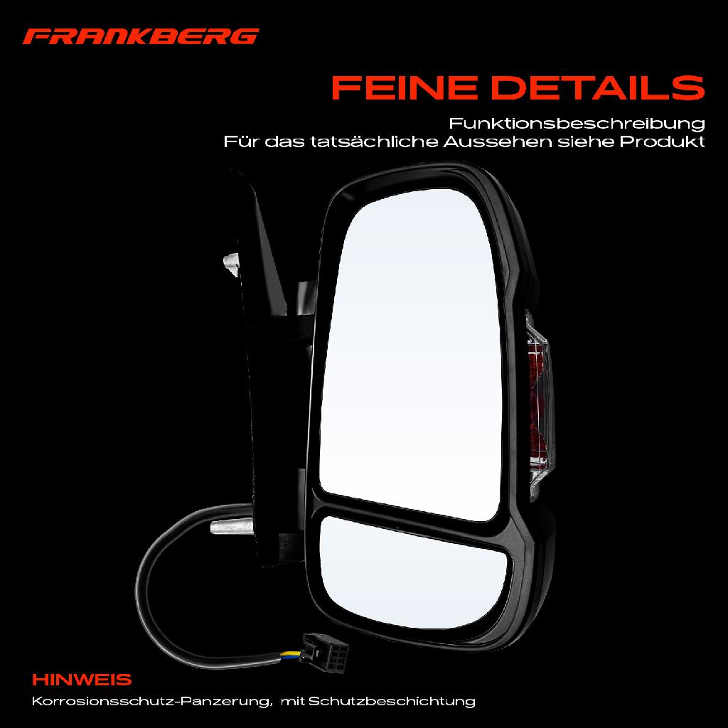 1x Außenspiegel Rechts für Citroën Jumper Fiat Ducato Peugeot Boxer 250 Bj ab 2006