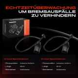 2x Warnkontakt Bremsbelagverschleiß Vorderachse für Audi A4 Avant 8D5 B5 RS4 quattro