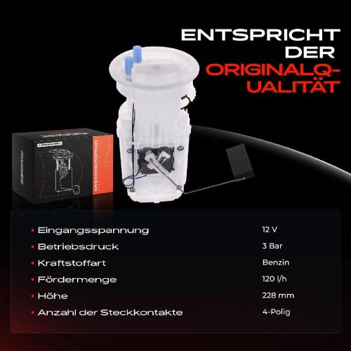 1x Kraftstoffpumpe für VW Polo Seat Cordoba Ibiza III Skoda Fabia I Combi Praktik Stufenheck II Roomster Bild 1x Kraftstoffpumpe für VW Polo Seat Cordoba Ibiza III Skoda Fabia I Combi Praktik Stufenheck II Roomster