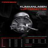 1x Gebläsemotor Innenraumgebläse für Mercedes-Benz SL R107 1971-1989 C107 1972-1981