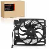 Frankberg 1x Motorkühller Einfachlüfter mit Kühlerlüfterrahmen BMW 5ER E39 1997-1998