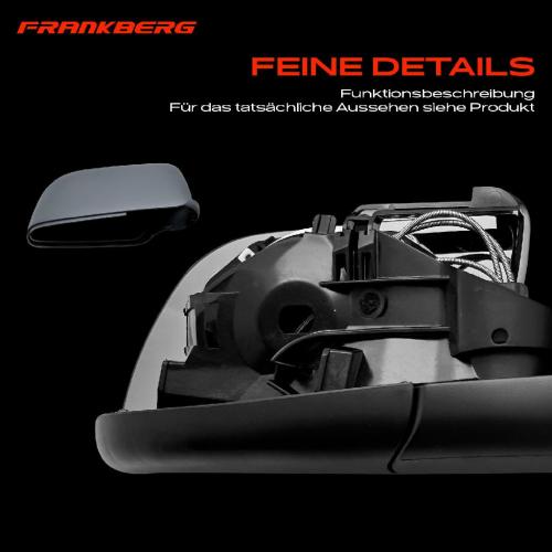 Frankberg 1x Außenspiegel Rechts für VW Polo 9A 9N 9A2 9A4 9A6 9N2 1.2L 1.4L 1.9L 2001-2005 Bild Frankberg 1x Außenspiegel Rechts für VW Polo 9A 9N 9A2 9A4 9A6 9N2 1.2L 1.4L 1.9L 2001-2005