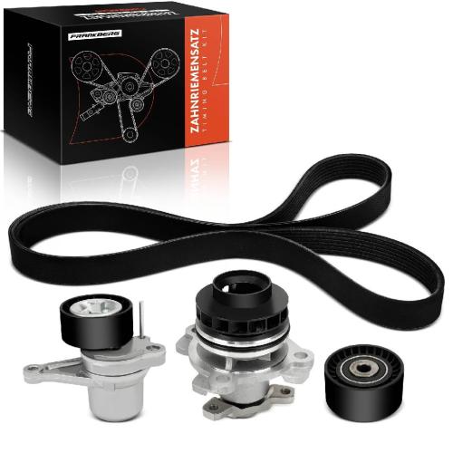 1x Keilrippenriemensatz Wasserpumpe für Nissan Qashqai I X-Trail Renault Koleos I 2.0L Bild 1x Keilrippenriemensatz Wasserpumpe für Nissan Qashqai I X-Trail Renault Koleos I 2.0L