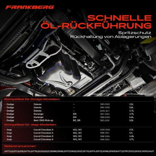 1x Ölwanne Getriebeölwanne für Jeep Grand Cherokee WJ WG Dodge Dakota Bild 1x Ölwanne Getriebeölwanne für Jeep Grand Cherokee WJ WG Dodge Dakota