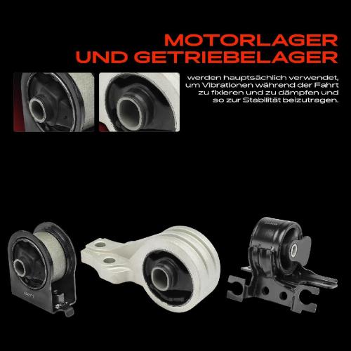 2x Motorlager Getriebelagerlager Links für Mazda Tribute EP 2.3L 2003-2004 Bild 2x Motorlager Getriebelagerlager Links für Mazda Tribute EP 2.3L 2003-2004