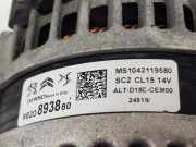 Lichtmaschine 9820893880 Opel Crossland (X) SUV 1.5 CDTI 100 (D15DT(DV5RC))