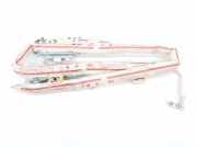 Vorhang Airbag Rechts VOOR 72129138022 BMW 5 serie Gran Turismo (F07) Schrägheck 535d xDrive 24V (N57-D30B) 2011