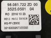 Bedienung Heizung 98081722ZD Citroën Jumpy Van 2.0 Blue HDI 120 (DW10FE(AHK)) 2016