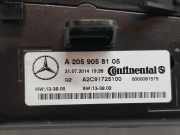 Bedienung Heizung A2059058105 Mercedes-Benz C (W205) Limousine C-220 2.2 CDI BlueTEC, C-220 d 16V (OM651.921)