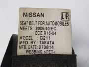 Sicherheitsgurt Rechts Hinten 888444X30B Nissan Navara (D40) Pick-up 2.5 dCi 16V 4x4 (YD25DDTi)