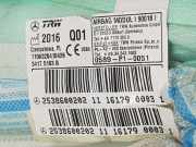 Vorhang Airbag Rechts VOOR A2538600202 Mercedes-Benz GLC (X253) SUV 2.2 250d 16V BlueTEC 4-Matic (OM651.921(Euro 6))