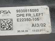 Fensterheber Links Vorne 9830996980 Opel Astra L (F3/FB/FM/FP) Schrägheck 5-drs 1.2 Turbo 130 12V (EB2ADTS(HNS))