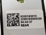 Schalter Für Elekt. Fensterheber Rechts Vorne 93581G3010 Hyundai i30 (PDEB5/PDEBB/PDEBD/PDEBE) Schrägheck 1.5 DPi 16V (G4LG) 2022