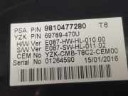 Tachoeinheit Kmh 9810477280 Peugeot 5008 I (0A/0E) Großraumlimousine 1.2 12V e-THP PureTech 130 (EB2DTS(HNY)) 2016