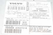 Radio CD 36000885 Volvo V50 (MW) Kombi 2.0 D 16V (D4204T) 2005