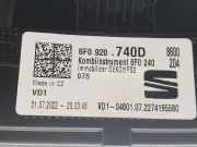 Tachoeinheit Kmh 6F0920740D Seat Ibiza V (KJB) Schrägheck 5-drs 1.0 MPI 12V (DSGD) 2023