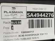 Heckspoiler 39795111 Volvo XC40 (XZ) SUV 2.0 B3 16V Mild Hybrid (B420T4)