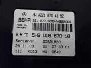 Steuergerät Klimakontrolle A2218704192 Mercedes-Benz S (W221) Limousine 3.0 S-320 CDI 24V (OM642.930) 2009