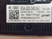 Bedienung Heizung 83A820043AJ Audi 2.5 TFSI QUATTRO