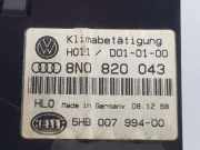 Bedienung Heizung 8N0820043 Audi TT (8N3) Coupé 1.8 20V Turbo (AJQ) 2002