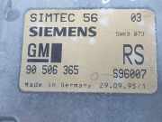 Motorsteuergerät 90506365 Opel B BERLINA Básico
