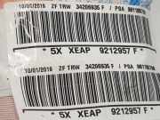 Vorhang Airbag Rechts VOOR 9811857980 Citroën C3 (SX/SW) Schrägheck 1.2 Vti 12V PureTech (EB2FA(HMR))