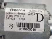 Scheibenwischermotor Hinten 9819900080 Opel Astra L Sports Tourer (F4/FC/FN/FR) Kombi 1.2 Turbo 110 12V (EB2ADT(HNP))