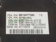 Tachoeinheit Kmh 9810477380 Peugeot 3008 I (0U/HU) Großraumlimousine 1.6 BlueHDi 120 (DV6FC(BHZ)) 2015