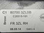 Fensterheber Rechts Vorne 807003ZL0B Nissan Pulsar (C13) Schrägheck 1.5 dCi DPF (K9K) 2014