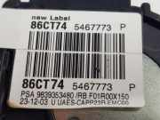 Gaspedalsensor 9839353480 Citroën Jumpy Van 1.5 Blue HDi 120 (DV5RUC(YHV))