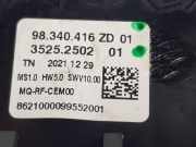 Bedienung Heizung 98340416ZD Peugeot Partner (EA//EF/EN/EU) Van 1.5 BlueHDi 100 (DV5RCF(YHT))