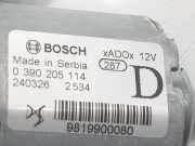 Scheibenwischermotor Hinten 9819900080 Opel Astra L Sports Tourer (F4/FC/FN/FR) Kombi 1.2 Turbo 110 12V (EB2ADT(HNP))