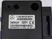 Steuergerät Telefon A2038205185 Mercedes-Benz A (W168) Schrägheck 1.7 A-170 CDI 16V (OM668.942) 2002