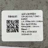 Pumpe ABS Alfa Romeo Romeo 159 1.9 160kW 118PS 2005-2011 Benzin 71740272