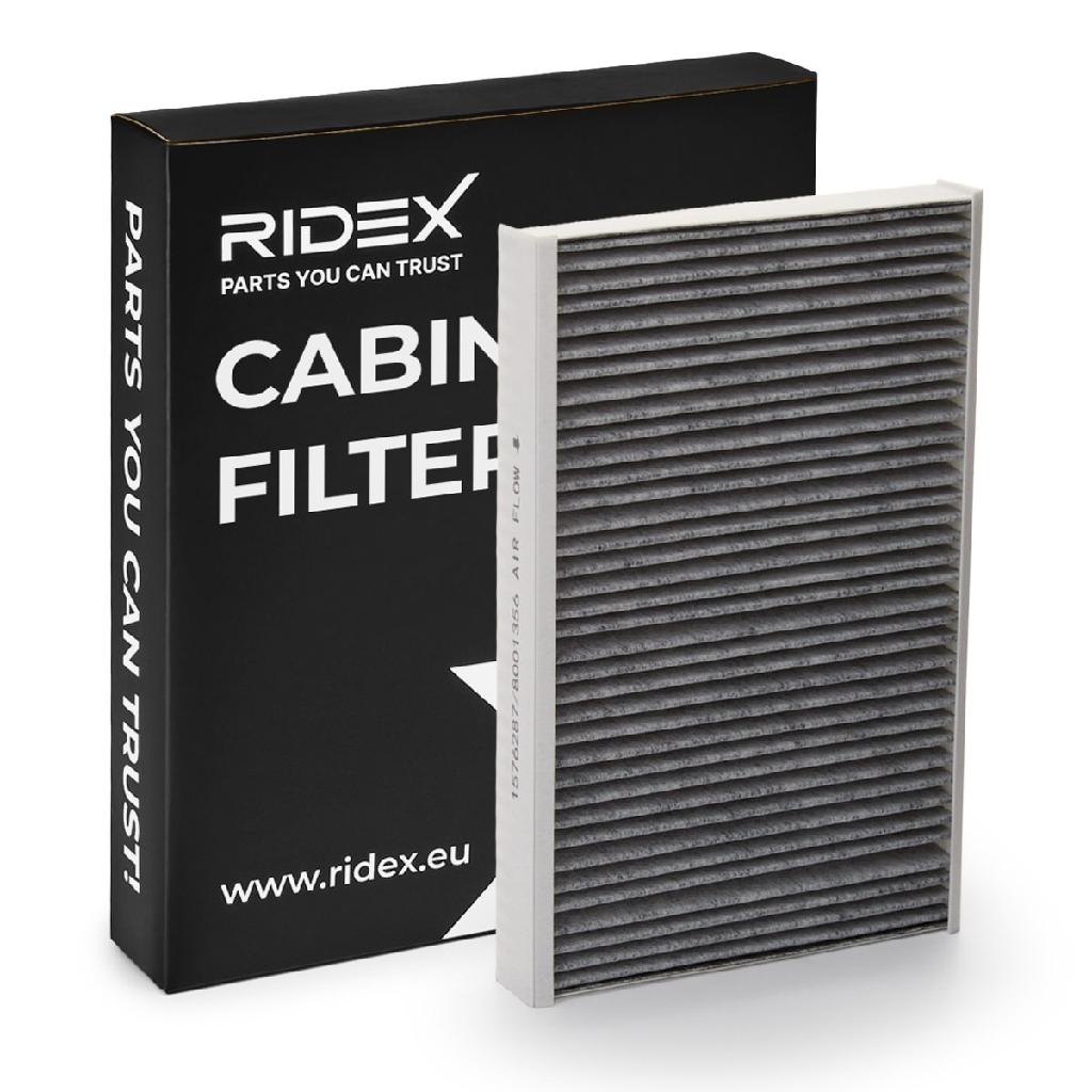 RIDEX 424I0170 Innenraumfilter Pollenfilter Aktivkohlefilter Höhe: 30 Breite: