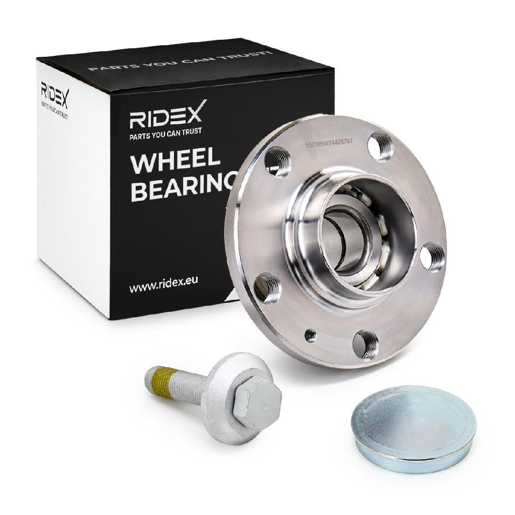 RIDEX 654W1482 Radlagersatz pro 1 Rad Hinten links rechts für SKODA 2Q0501611