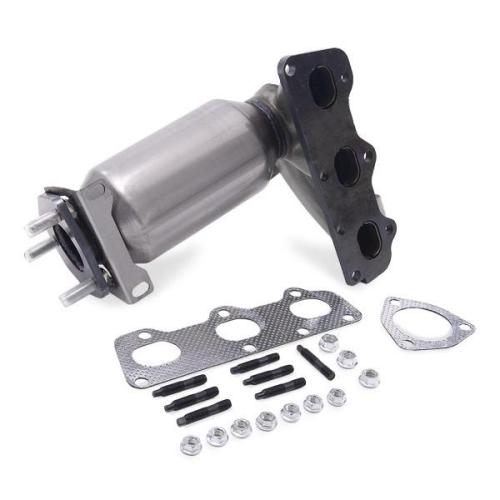 RIDEX 429C0076 Katalysator Kat mit Anbau-/Befestigungsmaterial mit Abgaskrümmer Bild RIDEX 429C0076 Katalysator Kat mit Anbau-/Befestigungsmaterial mit Abgaskrümmer