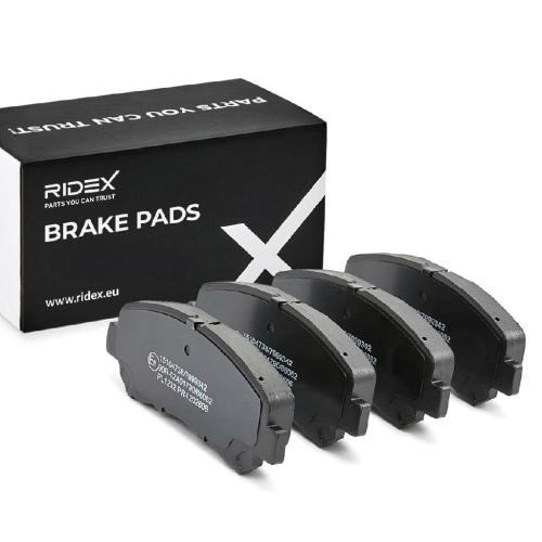 RIDEX Bremsbelagsatz Bremsbeläge Vorne für NISSAN Qashqai / Qashqai +2 I JUKE Bild RIDEX Bremsbelagsatz Bremsbeläge Vorne für NISSAN Qashqai / Qashqai +2 I JUKE