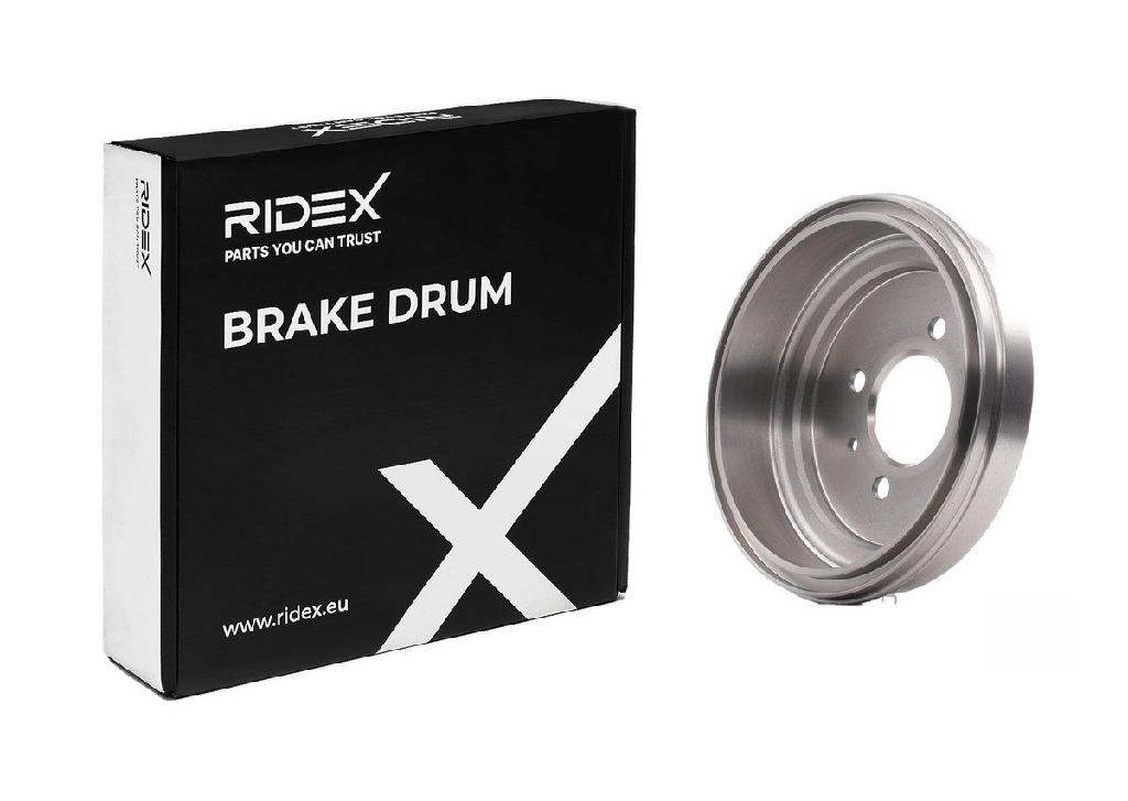 RIDEX 123B0008 2x Bremstrommeln Set Hinten InnenØ203mm AußenØ241mm