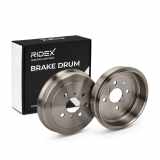 RIDEX 123B0042 2x Bremstrommeln Set Hinten InnenØ200mm AußenØ233mm